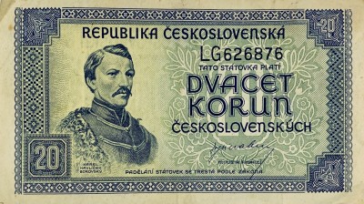 20 korun, 1945